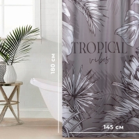 Штора для ванной &laquo;Tropical vibes&raquo;, 145&times;180 см