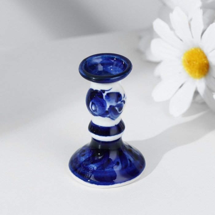 Сувенир &laquo;Подсвечник&raquo;, гжель