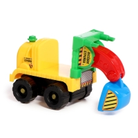 Набор машин «Весёлая стройка», инерционные, в наборе 4 шт., цвет МИКС Набор машин «Весёлая стройка», инерционные, в наборе 4 шт., цвет МИКС