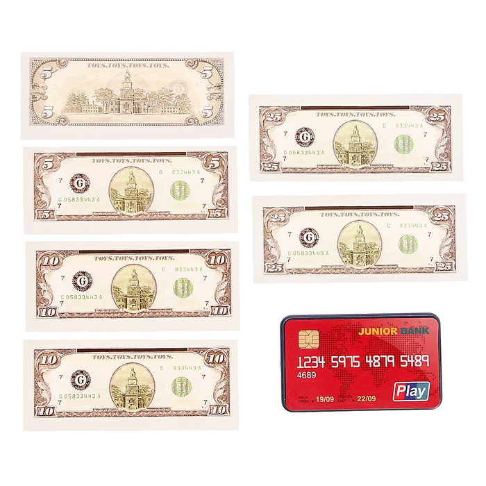 Игровой набор &laquo;Супер касса&raquo;, 18 предметов