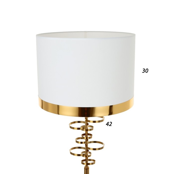 Торшер 19108/1 E27 40Вт золото 42х42х166 см