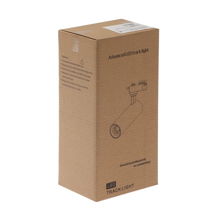 Трековый светильник, 24 deg, 20 W, 1600 Lm, 2800K, тепл. бел., корпус Белый Трековый светильник, 24 deg, 20 W, 1600 Lm, 2800K, тепл. бел., корпус Белый