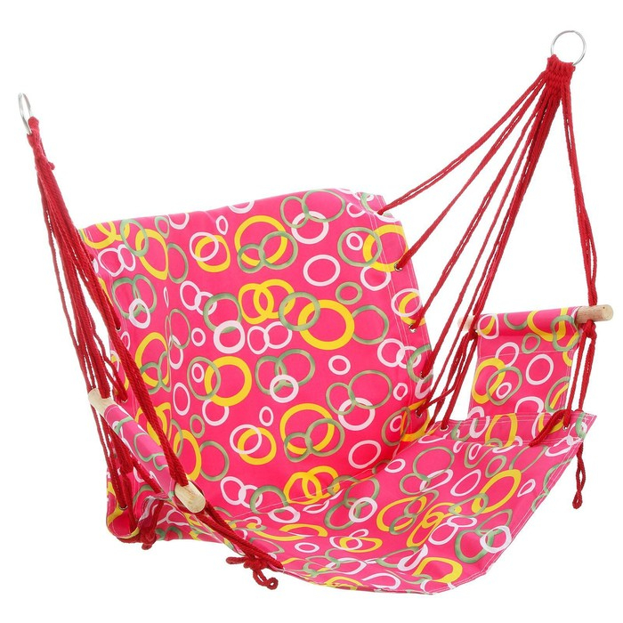 Гамак-кресло maclay, подвесное, 57 х 45 х 50, цвет МИКС Гамак-кресло maclay, подвесное, 57 х 45 х 50, цвет МИКС