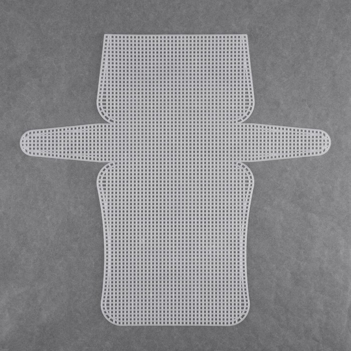 Канва-основа для вышивания сумки, пластиковая, 33,5 × 35,5 см, 2 × 2 мм, цвет белый Канва-основа для вышивания сумки, пластиковая, 33,5 × 35,5 см, 2 × 2 мм, цвет белый