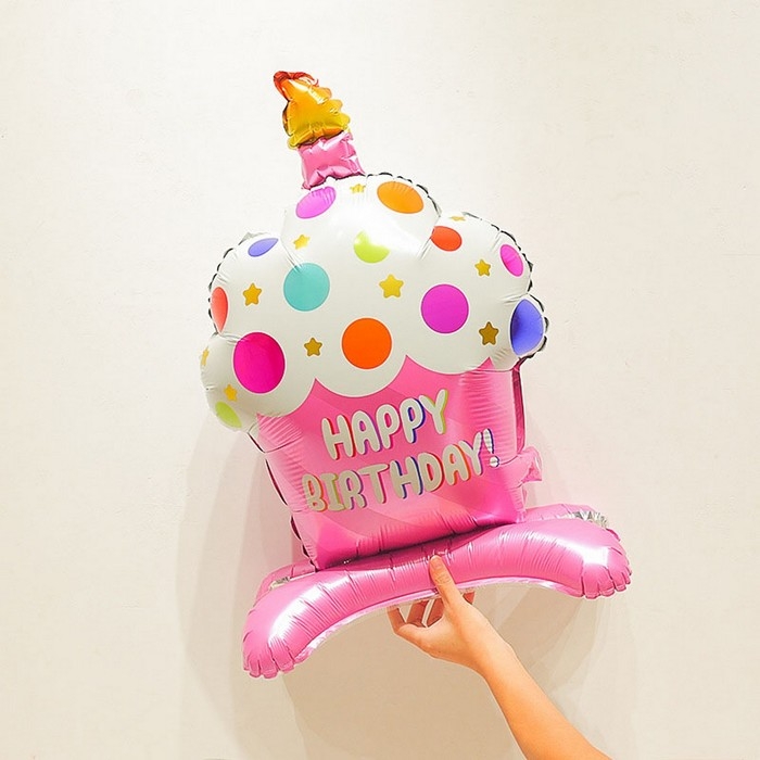 Шар фольгированный 34" &laquo;Пироженка на подставке&raquo;