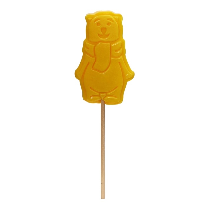 Новый год. Карамель леденцовая фигурная Sweet Ness "Белый мишка", 30 г