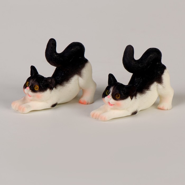 Миниатюра кукольная «Разноцветный котик», набор 2 шт., размер 1 шт. — 1,5 × 3,5 × 2,5 см Миниатюра кукольная «Разноцветный котик», набор 2 шт., размер 1 шт. — 1,5 × 3,5 × 2,5 см