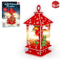 3D Конструктор &laquo;Новогодний фонарь&raquo;, свеча, 8 деталей
