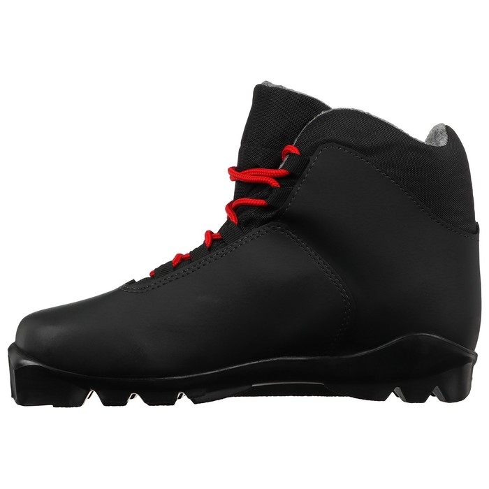 Ботинки лыжные Winter Star classic, SNS, искусственная кожа, цвет чёрный/красный, лого белый, размер 45