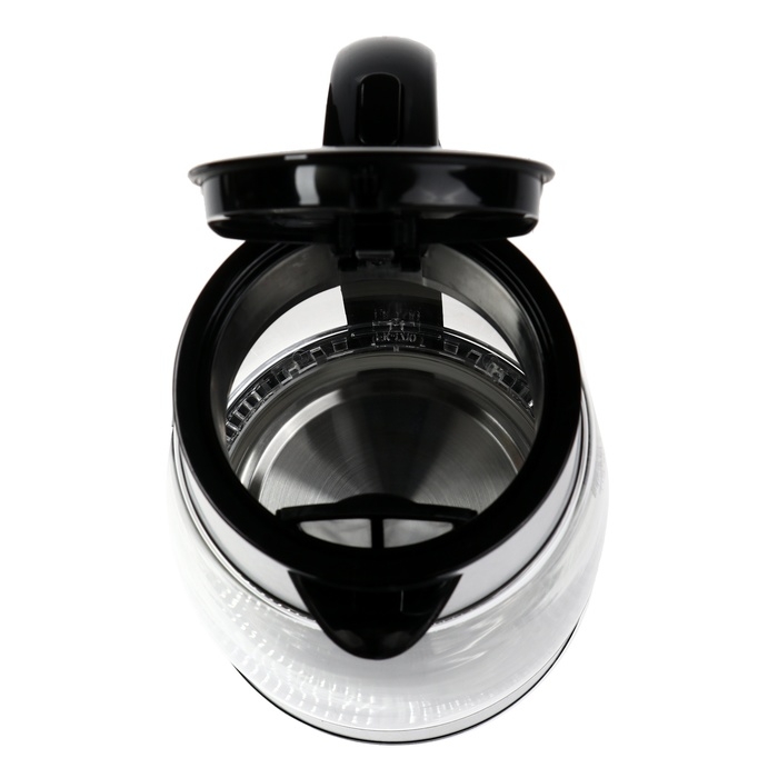 Чайник электрический Leonord LE-1513, стекло, 1.7 л, 2200 Вт, серебристый