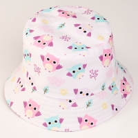 Панама детская для девочки «Совята», цвет белый, р-р 48-50 Панама детская для девочки «Совята», цвет белый, р-р 48-50