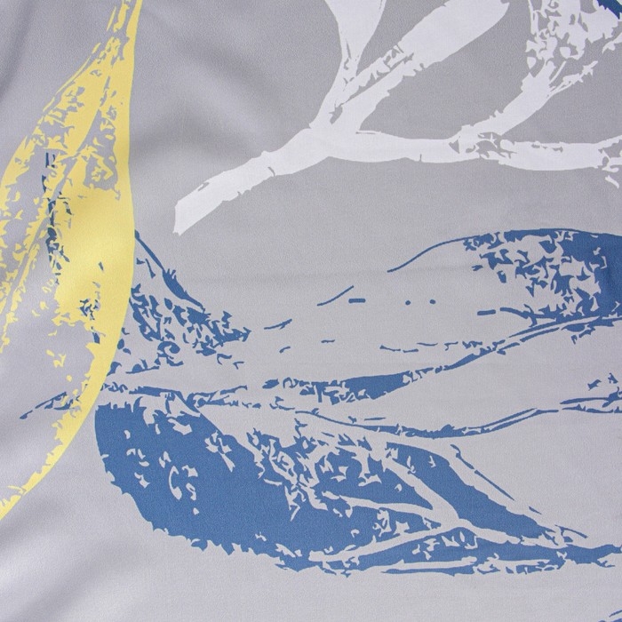 Штора для ванны Доляна &laquo;Сумерки&raquo;, с люверсами, 180&times;180 см, полиэстер