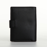Портмоне мужское на магните 3 в 1, отдел для автодокументов, паспорта, цвет чёрный Портмоне мужское на магните 3 в 1, отдел для автодокументов, паспорта, цвет чёрный