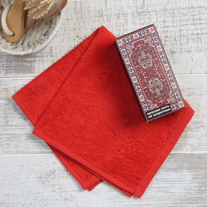 Полотенце махровое Этель Полотенце махровое Этель "Ковёр" 30х30 см, 100% хлопок, 340 г/м2