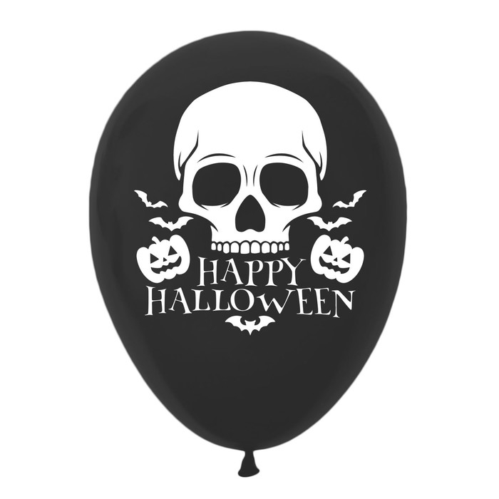 Воздушный шар латексный 12" &laquo;Страшилки, 50 шт., МИКС