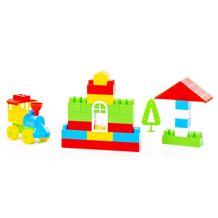 Конструктор &laquo;Строитель&raquo;, 44 детали