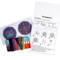 Вышивка крестиком. Игрушка «Волшебная сова», набор для творчества Вышивка крестиком. Игрушка «Волшебная сова», набор для творчества