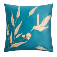 Наволочка декоративная Этель &laquo;Птица&raquo; 40х40 см, велюр, 100% п/э