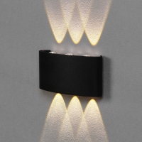 Светильник фасадный «Полусфера», FSD-070, 6 Вт, 3000К, 3 луча, IP65, 220 В, пластик, черный 100842 Светильник фасадный «Полусфера», FSD-070, 6 Вт, 3000К, 3 луча, IP65, 220 В, пластик, черный 100842