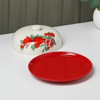 Блинница Доляна &laquo;Гранат&raquo;, d=23 см, цвет белый