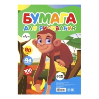 Бумага для рисования А4, 100 листов, для творчества, в т/у плёнке, 80 г/м² Бумага для рисования А4, 100 листов, для творчества, в т/у плёнке, 80 г/м²