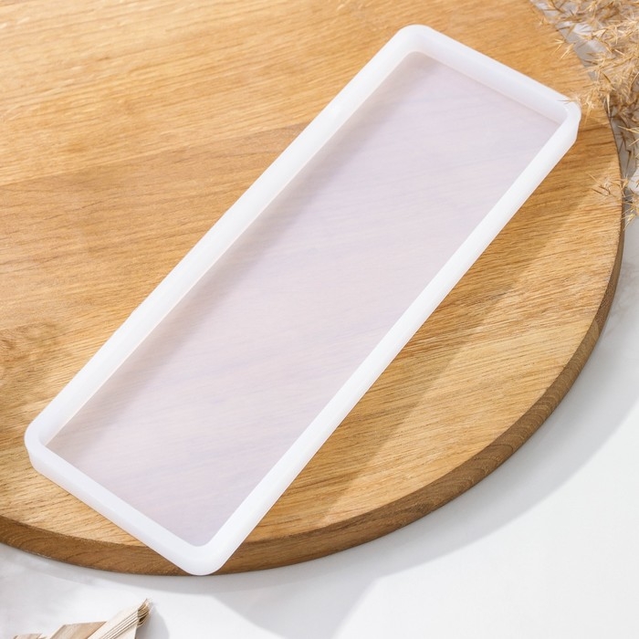 Молд Доляна «Прямоугольник», силикон, 26×9,5×1,1 см, прозрачный Молд Доляна «Прямоугольник», силикон, 26×9,5×1,1 см, прозрачный