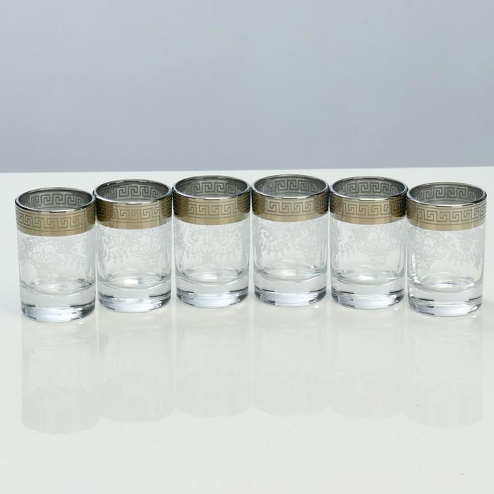 Мини-бар 6 предметов овал, гравировка 50 мл