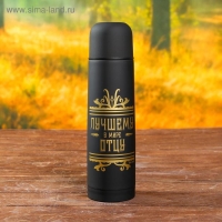 Набор посуды для пикника &laquo;Лучшему в мире отцу&raquo;, термос 500 мл, кружка 180 мл, 2 шт