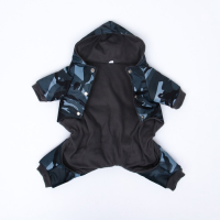 Комбинезон зимний для животных &laquo;Камуфляж&raquo;, 2XL (ДС 34, ОШ 34-36, ОГ 44 см), микс