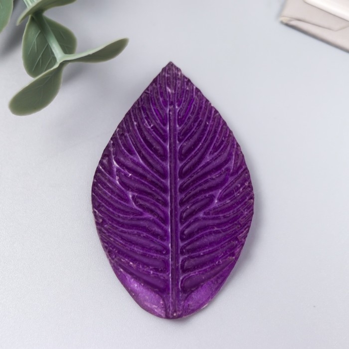 Молд пластик Молд пластик "Лист японской розы" 4,8х3см МИКС