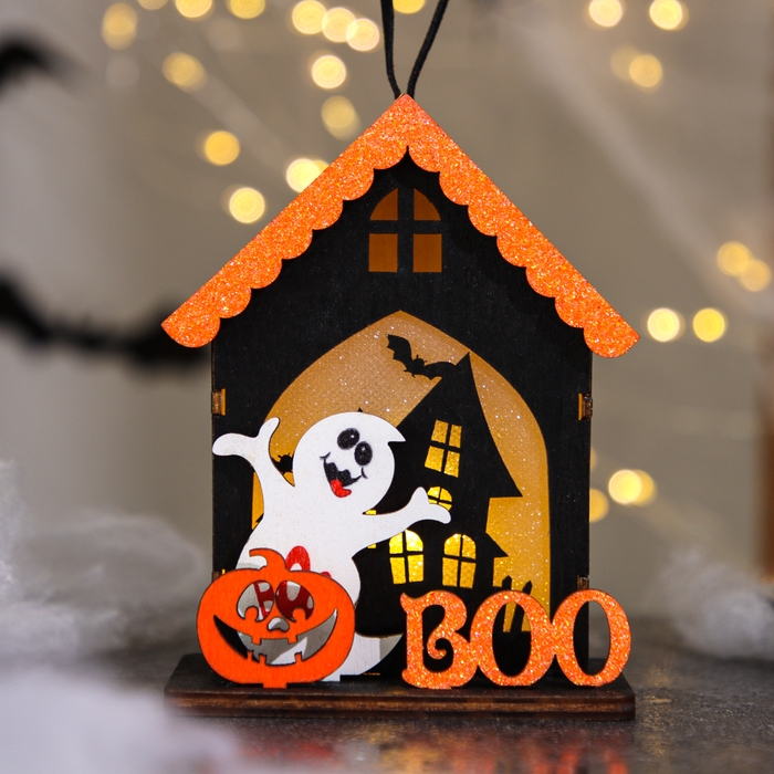 Декор с подсветокй &laquo;Дом ужасов&raquo;, 6 &times; 9 &times; 12,5 см