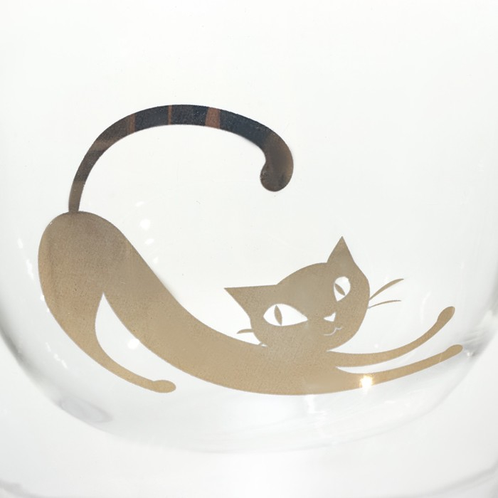 Кружка стеклянная с двойными стенками Magistro «Дуо. Грация», 200 мл, 12,5×9×7,5 см Кружка стеклянная с двойными стенками Magistro «Дуо. Грация», 200 мл, 12,5×9×7,5 см