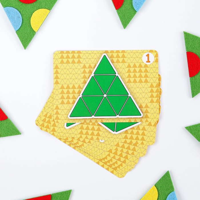 Счётный материал из фетра &laquo;Головоломка. Тримино&raquo;