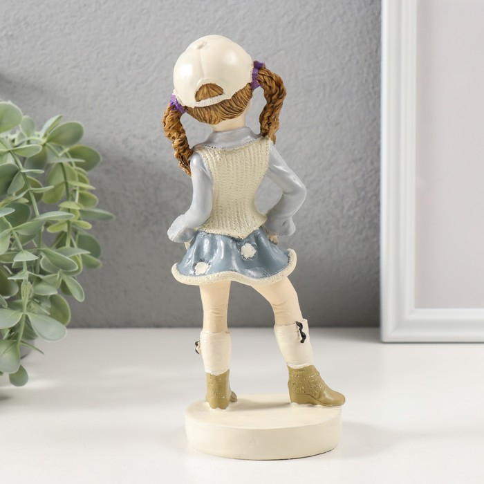 Сувенир полистоун "Девочка модница" МИКС 18х7,5х7 см
