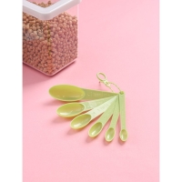 Набор мерных ложек Доляна &laquo;Изящество&raquo;, 6 шт, 13&times;3 см, цвет МИКС