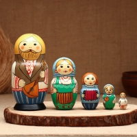 Матрёшка &laquo;Старорусская Матрёшка&raquo;, 5 кукольная, люкс