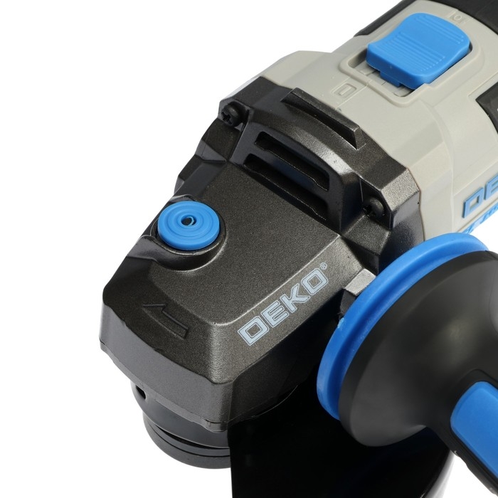 Аккумуляторная УШМ DEKO DKAG20, бесщеточная, 20 В, 5 Ач, 125 мм, 3000/9000 об/мин Аккумуляторная УШМ DEKO DKAG20, бесщеточная, 20 В, 5 Ач, 125 мм, 3000/9000 об/мин