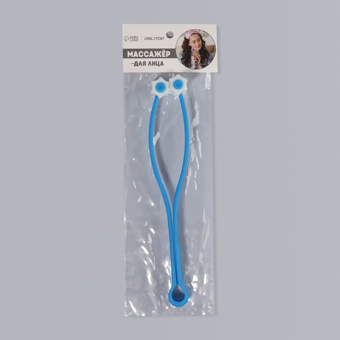 Массажёр для лица, 25 × 4,5 см, 4 ролика, цвет МИКС Массажёр для лица, 25 × 4,5 см, 4 ролика, цвет МИКС