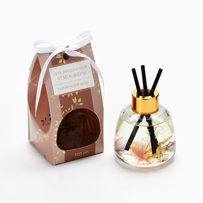 Диффузор ароматический палочки, ароматизатор для дома &laquo;Аромадиффузор: Прекрасная атмосфера&raquo;, орхидея, 120 мл.