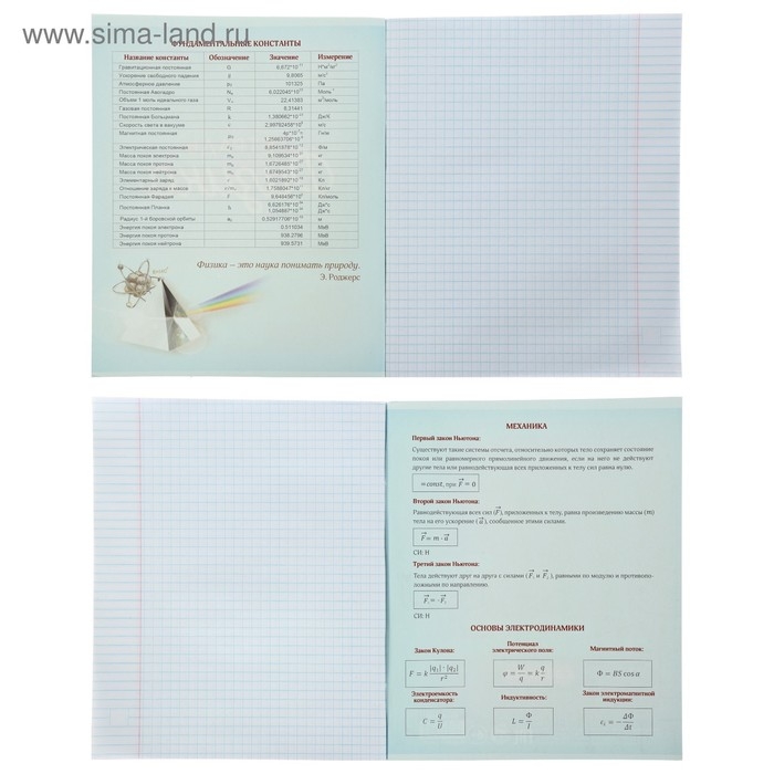 Комплект предметных тетрадей 48 листов &laquo;Неон&raquo;, 10 предметов со справочным материалом, обложка мелованный картон, УФ-лак, блок офсет