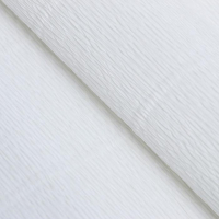 Бумага для упаковки и поделок, гофрированная, белоснежная, однотонная, двусторонняя, рулон 1шт., 0,5 х 2,5 м Бумага для упаковки и поделок, гофрированная, белоснежная, однотонная, двусторонняя, рулон 1шт., 0,5 х 2,5 м