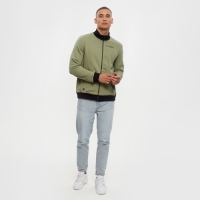 Толстовка на молнии President, размер M, цвет хаки Толстовка на молнии President, размер M, цвет хаки