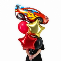 Набор шаров &laquo;Гонки&raquo;, фольга, латекс, 7 шт.