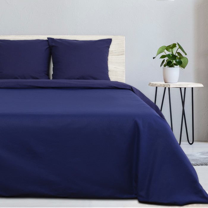 Постельное бельё Этель 1,5 сп &laquo;Синяя пыль&raquo; 143&times;215 см, 150&times;214 см, 70&times;70 см 2 шт, поплин 125 г/м&sup2;