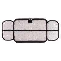 Пенал 1 секция, 130 х 210 х 40 мм, 2 откидные планки, тканевый, Calligrata TOP, Content "Аниме", МИКС