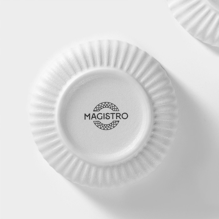 Соусник фарфоровый Magistro Line, 90 мл, фасовка 2 шт, цвет белый Соусник фарфоровый Magistro Line, 90 мл, фасовка 2 шт, цвет белый