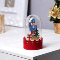 Светодиодная фигура под куполом «Щелкунчик» 6 × 9.5 × 6 см, дерево, батарейки LR1130х3 (в комплекте), свечение тёплое белое Светодиодная фигура под куполом «Щелкунчик» 6 × 9.5 × 6 см, дерево, батарейки LR1130х3 (в комплекте), свечение тёплое белое