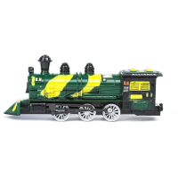 Паровоз инерционный «Военный», с танками, цвета МИКС Паровоз инерционный «Военный», с танками, цвета МИКС