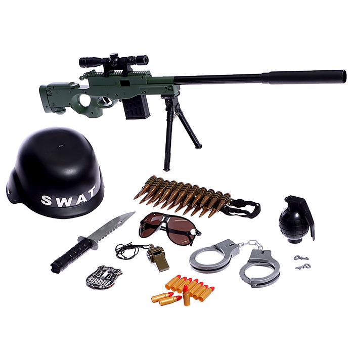 Набор полицейского &laquo;Снайпер&raquo;, 9 предметов