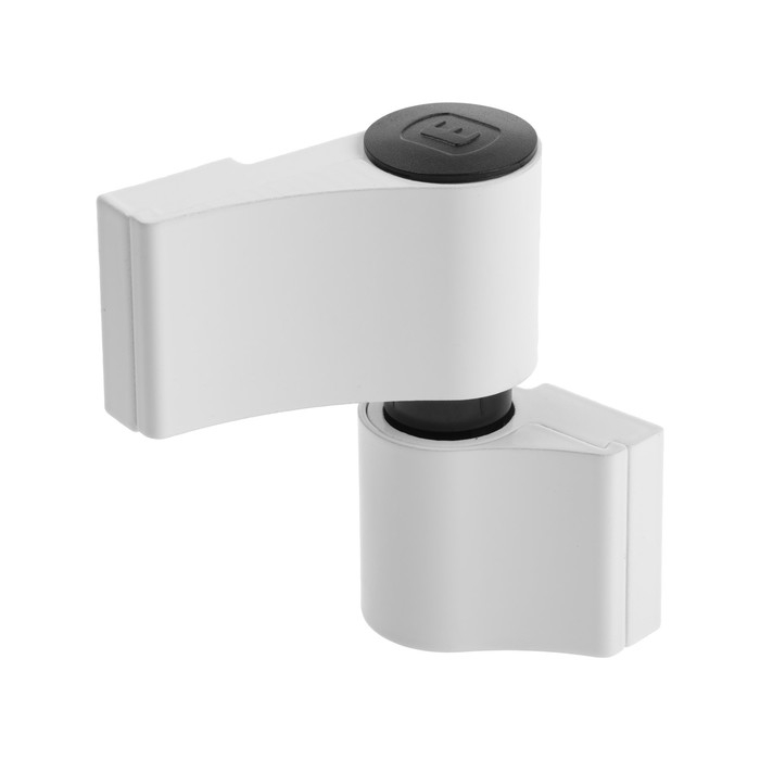 Петля для алюминиевой двери, до 120 кг, двухсекционная, белая Петля для алюминиевой двери, до 120 кг, двухсекционная, белая